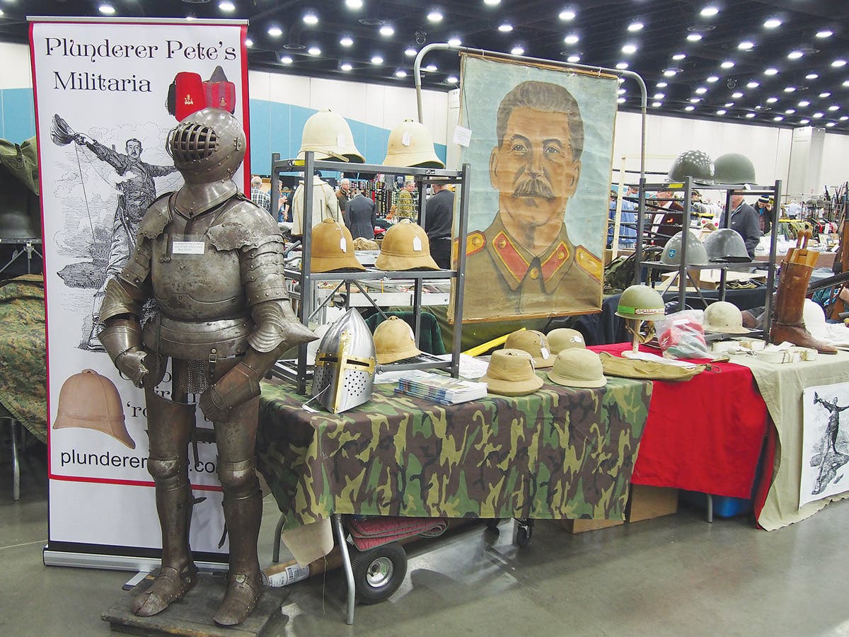 The author’s tables were far from sold out at this point in the show